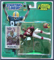 Stephen Davis from Starting Lineup - Football - 2000 Series manufactured by Kenner [Front]