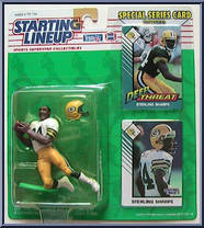Sterling Sharpe from Starting Lineup - Football - 1993 Series manufactured by Kenner [Front]
