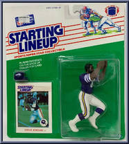 Steve Jordan from Starting Lineup - Football - 1988 Series manufactured by Kenner [Front]
