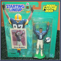 Steve McNair from Starting Lineup - Football - 2000 Series manufactured by Kenner [Front]
