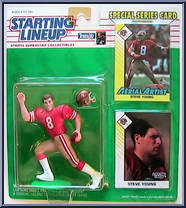 Steve Young from Starting Lineup - Football - 1993 Series manufactured by Kenner [Front]
