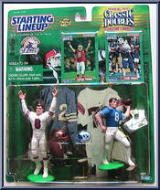 Steve Young / Steve Young from Starting Lineup - Football - Classic Doubles - 1998 manufactured by Kenner [Front]