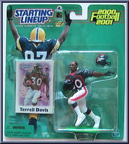 Terrell Davis from Starting Lineup - Football - 2000 Series manufactured by Kenner [Front]