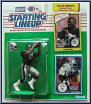Tim Brown from Starting Lineup - Football - 1990 Series manufactured by Kenner [Front]
