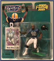Tony Brackens from Starting Lineup - Football - 2000 Series manufactured by Kenner [Front]