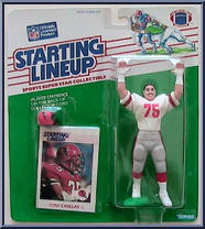 Tony Casillas from Starting Lineup - Football - 1988 Series manufactured by Kenner [Front]