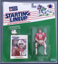 Tony Eason from Starting Lineup - Football - 1988 Series manufactured by Kenner [Front]