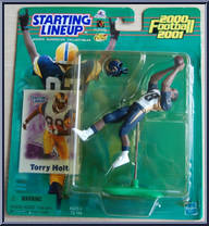 Torry Holt from Starting Lineup - Football - 2000 Series manufactured by Kenner [Front]