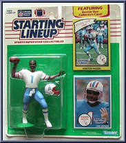 Warren Moon from Starting Lineup - Football - 1990 Series manufactured by Kenner [Front]