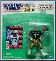 William Roaf from Starting Lineup - Football - 1997 Series manufactured by Kenner [Front]