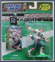 Zach Thomas from Starting Lineup - Football - 1999 Series manufactured by Kenner [Front]
