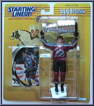 Joe Sakic from Starting Lineup - Hockey - 1998 Series manufactured by Kenner [Front]