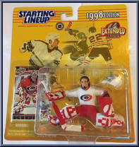 Trevor Kidd (Extended) from Starting Lineup - Hockey - 1998 Series manufactured by Kenner [Front]
