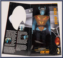 Andorian Ambassador Shras from Star Trek - Collectors Series - Aliens and Adversaries Edition manufactured by Playmates [Front]