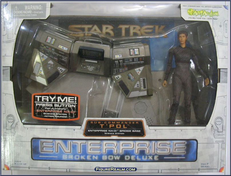 1 X Star Trek Enterprise Away Team Sub-Commander TPol Action Figure by Art Asylum 
