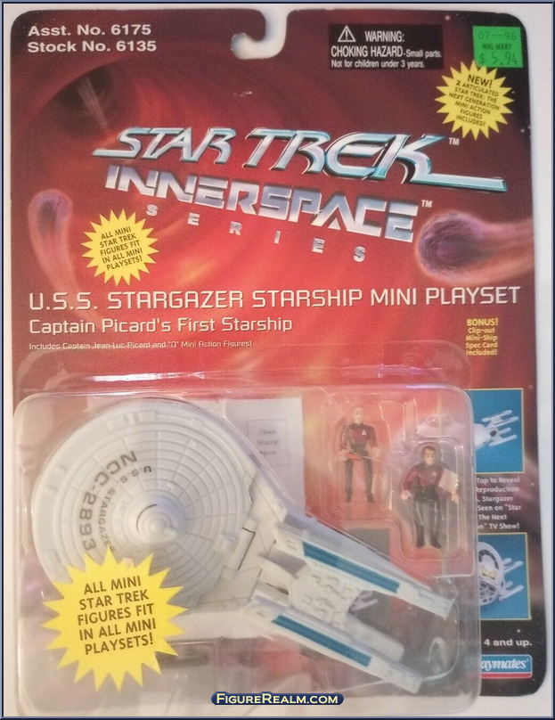U.S.S. Stargazer Starship - Star Trek - Innerspace - Mini Playsets