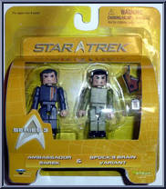 Ambassador Sarek / "Spock's Brain" Spock from Star Trek - Minimates - 2" Scale - Series 3 manufactured by Diamond Select [Front]