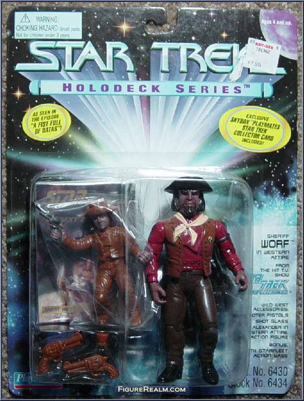 #6434 Star Trek Sheriff Worf in Western Attire action figure