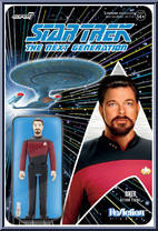 Commander Riker from Star Trek - Next Generation - ReAction Figures manufactured by Super7 [Front]