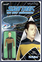 Data from Star Trek - Next Generation - ReAction Figures manufactured by Super7 [Front]