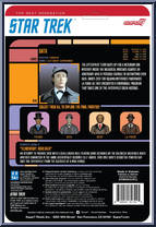 Victorian Data from Star Trek - Next Generation - ReAction Figures manufactured by Super7 [Back]
