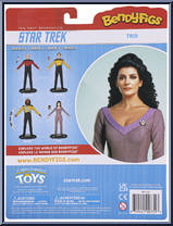 Troi (Next Generation) from Star Trek - Bendyfigs manufactured by Noble Toys [Back]