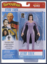 Troi (Next Generation) from Star Trek - Bendyfigs manufactured by Noble Toys [Front]
