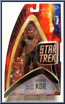 Klingon Warrior Kor (Disruptor and Dagger) from Star Trek - Original Series - Wave 3 manufactured by Diamond Select [Front]