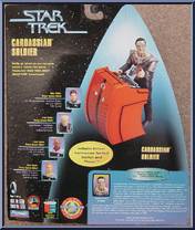 Cardassian Soldier from Star Trek - Warp Factor - Combat Action manufactured by Playmates [Back]