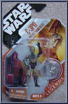 C-3PO (Battle Droid Head)  from Star Wars - 30th Anniversary Collection - Saga Legends manufactured by Hasbro [Front]