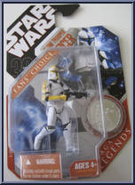 Clone Trooper Officer (Yellow)  Action Figure