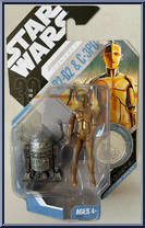 R2-D2 & C-3PO (McQuarrie Signature Series Concept) from Star Wars - 30th Anniversary Collection - Exclusives manufactured by Hasbro [Front]