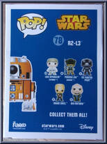 R2-L3 from Star Wars - Attack of the Clones - Pop! Vinyl Figures manufactured by Funko [Back]
