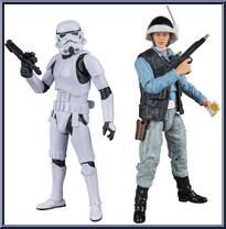 Rebel Trooper & Stormtrooper from Star Wars - Black Series (2020) - A New Hope manufactured by Hasbro [Loose]