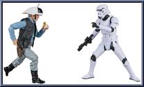Rebel Trooper & Stormtrooper from Star Wars - Black Series (2020) - A New Hope manufactured by Hasbro [Loose]
