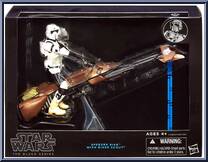 Speeder Bike with Biker Scout from Star Wars - Black Series - Blue - 6" Scale manufactured by Hasbro [Front]