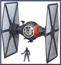 First Order Special Forces Tie Fighter from Star Wars - Black Series - Red - 3.75" Scale - Vehicles manufactured by Hasbro [Loose]