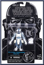 Clone Commander Wolffe from Star Wars - Black Series - Tie Pilot - 3.75" Scale manufactured by Hasbro [Front]