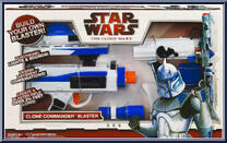 Clone Commander Blaster from Star Wars - Clone Wars (2008) - Role Playing manufactured by Hasbro [Front]