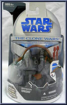 Destroyer Droid from Star Wars - Clone Wars (2008) - White / Blue Cards manufactured by Hasbro [Front]