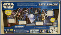 Jedi Showdown from Star Wars - Clone Wars (2008) - Battle Packs manufactured by Hasbro [Back]