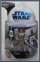 Obi-Wan Kenobi from Star Wars - Clone Wars (2008) - White / Blue Cards manufactured by Hasbro [Front]