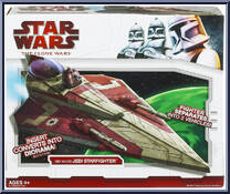 Obi-Wan's Jedi Starfighter from Star Wars - Clone Wars (2008) - Vehicles manufactured by Hasbro [Front]