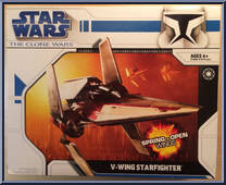 V-Wing Starfighter from Star Wars - Clone Wars (2008) - Vehicles manufactured by Hasbro [Front]
