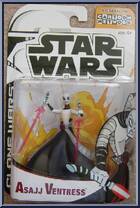 Asajj Ventress from Star Wars - Clone Wars (Animated) - Animated Series manufactured by Hasbro [Front]