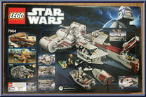 Republic Frigate from Star Wars - Clone Wars - Basic Series manufactured by Lego [Back]