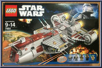 Republic Frigate from Star Wars - Clone Wars - Basic Series manufactured by Lego [Front]