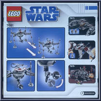 Separatist Spider Droid from Star Wars - Clone Wars - Basic Series manufactured by Lego [Back]