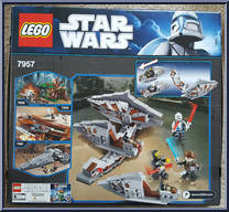 Sith Nightspeeder from Star Wars - Clone Wars - Basic Series manufactured by Lego [Back]