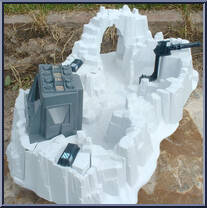 Imperial Attack Base (Hoth) from Star Wars - Empire Strikes Back - Playsets manufactured by Kenner [Loose]